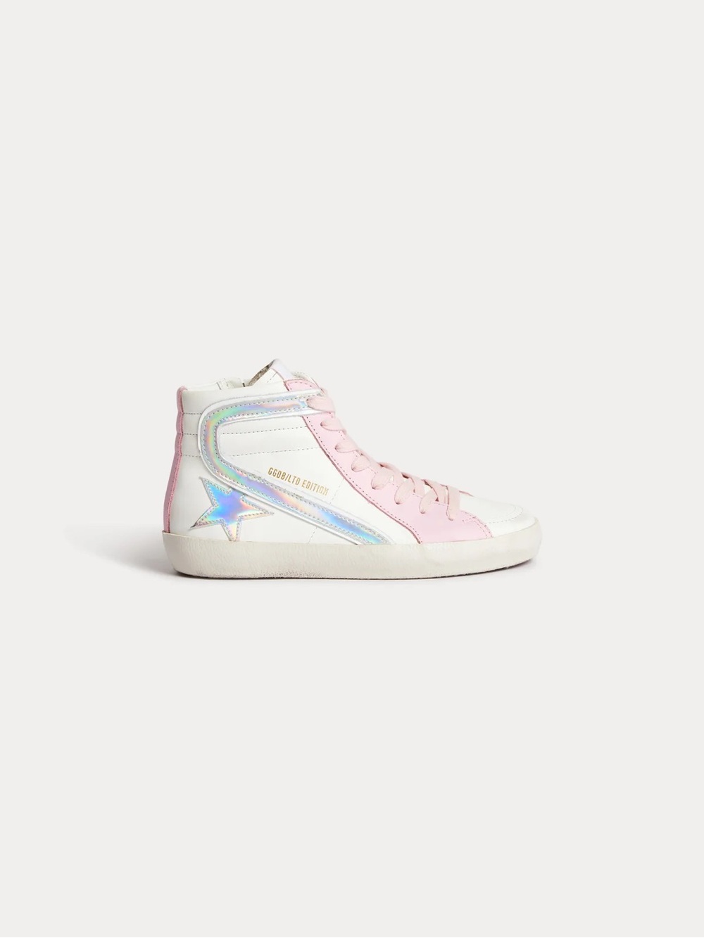 Golden Goose x Bonpoint White High Top Sneakers